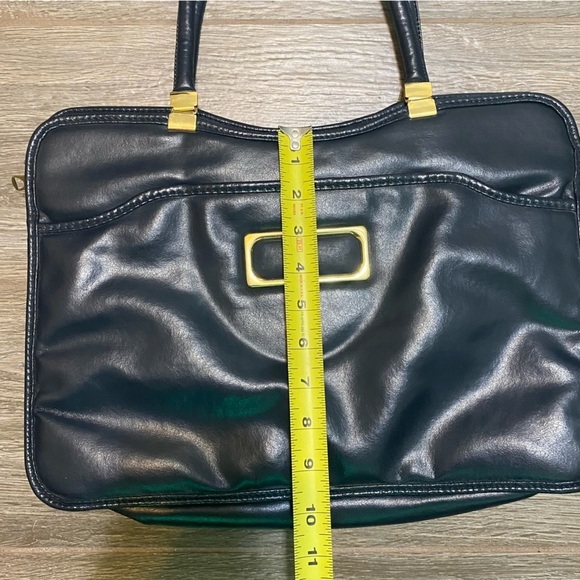 Vintage Dark Blue Briefcase - Picture 4 of 16